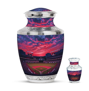 Large Urn With 1 Keepsake Urn