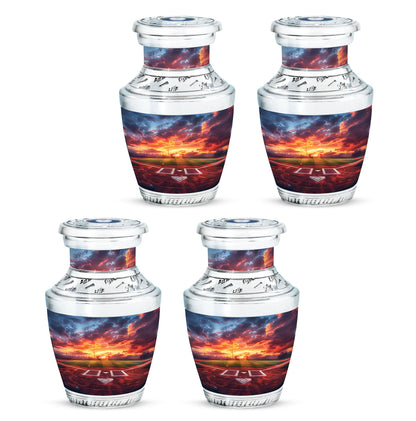 Baseball Theme 3 Inch Keepsake Pack of 4