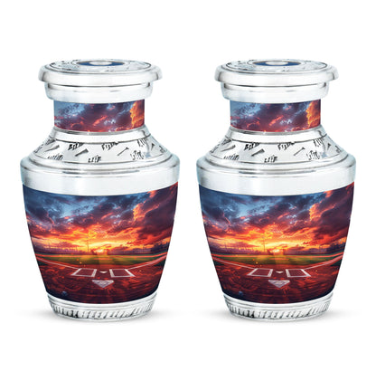 Baseball Theme 3 Inch Keepsake Pack of 2