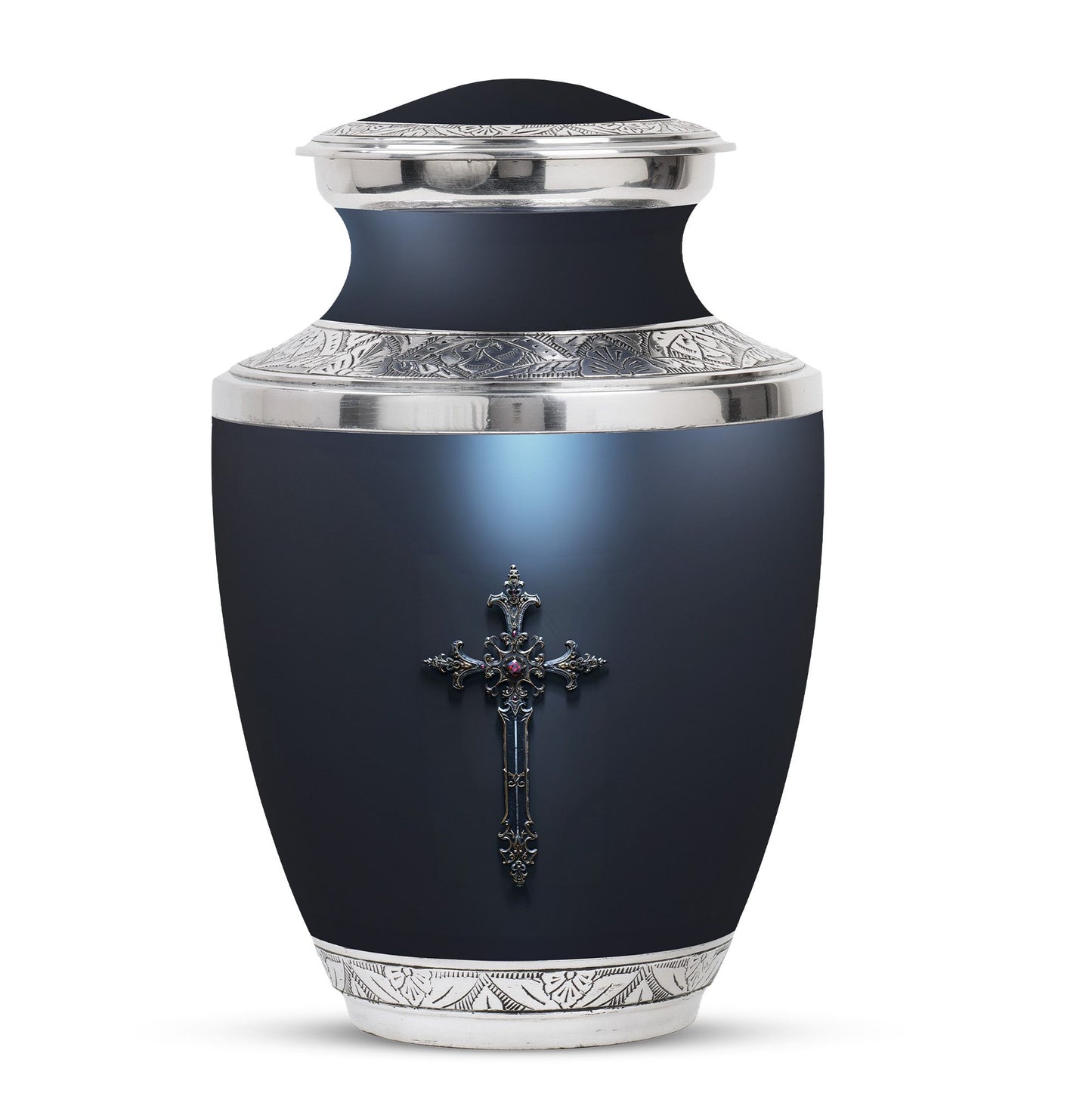 Cross Theme Large Urn 10 Inch