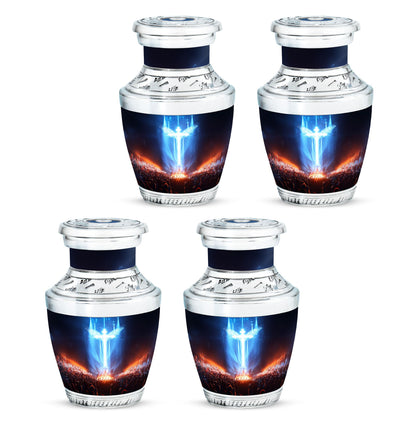 Cross Theme 3 Inch Keepsake Pack of 4