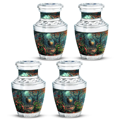 Deer Theme 3 Inch Keepsake Pack of 4