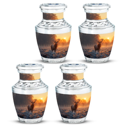Deer Theme 3 Inch Keepsake Pack of 4