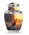 Deer Theme Large Urn 10 Inch