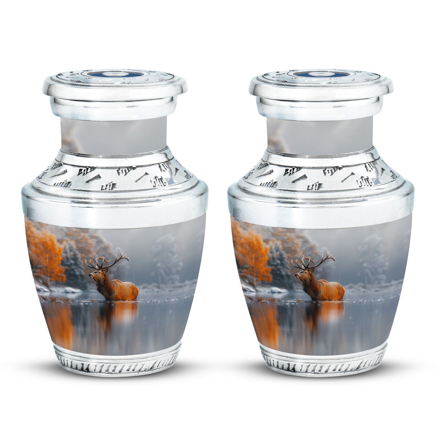 Deer Theme 3 Inch Keepsake Pack of 2
