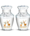 Deer Family Theme 3 Inch Keepsake Pack of 2