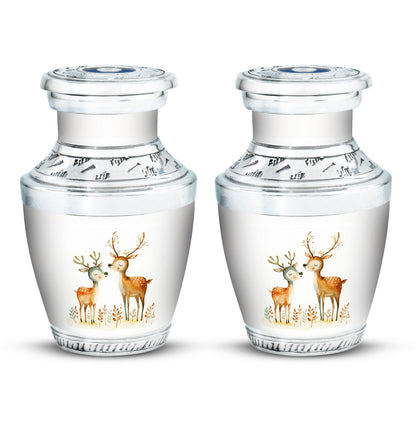 Deer Family Theme 3 Inch Keepsake Pack of 2