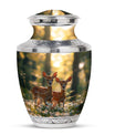 Deer Family Theme Large Urn 10 Inch