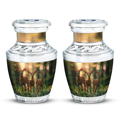 Deer Family Theme 3 Inch Keepsake Pack of 2