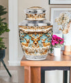 Deer Family Theme Large Urn With 1 Keepsake Urn