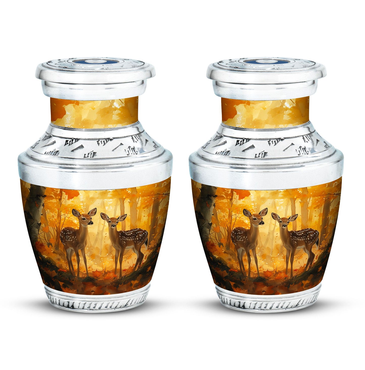 Deer Family Theme 3 Inch Keepsake Pack of 2
