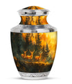 Deer Family Theme Large Urn 10 Inch