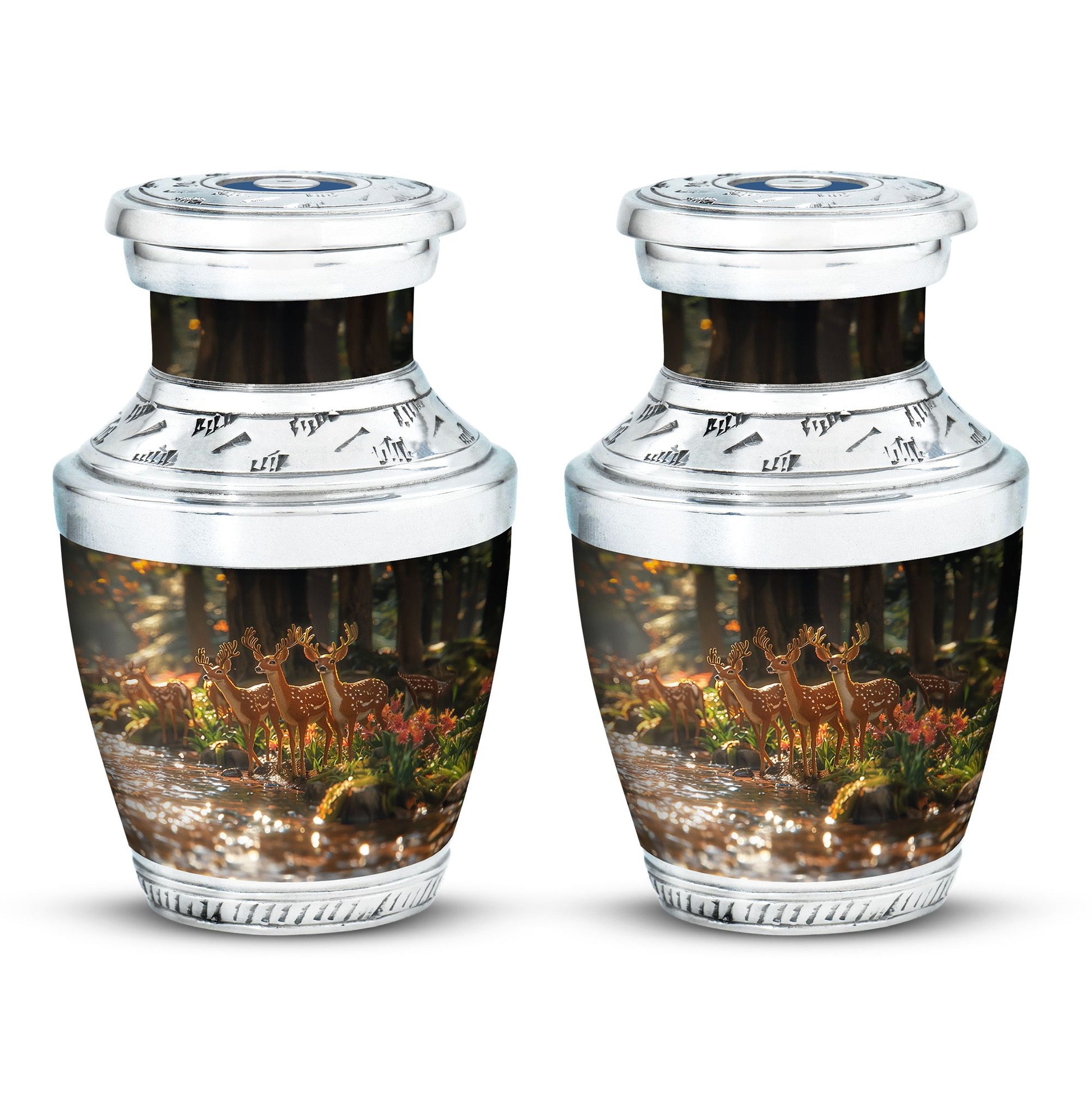 Deer Family Theme 3 Inch Keepsake Pack of 2