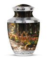 Deer Family Theme Large Urn 10 Inch