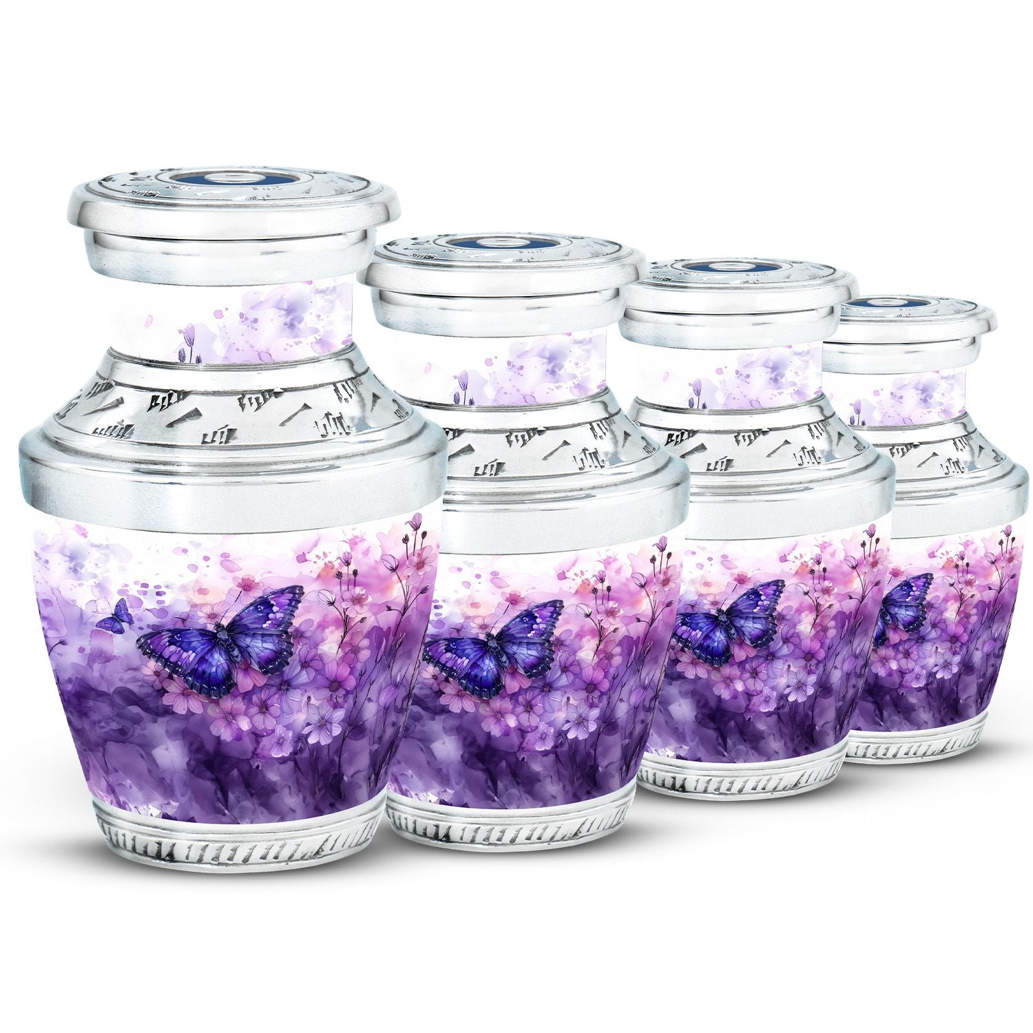 Butterfly Theme 3 Inch Keepsake Pack of 4