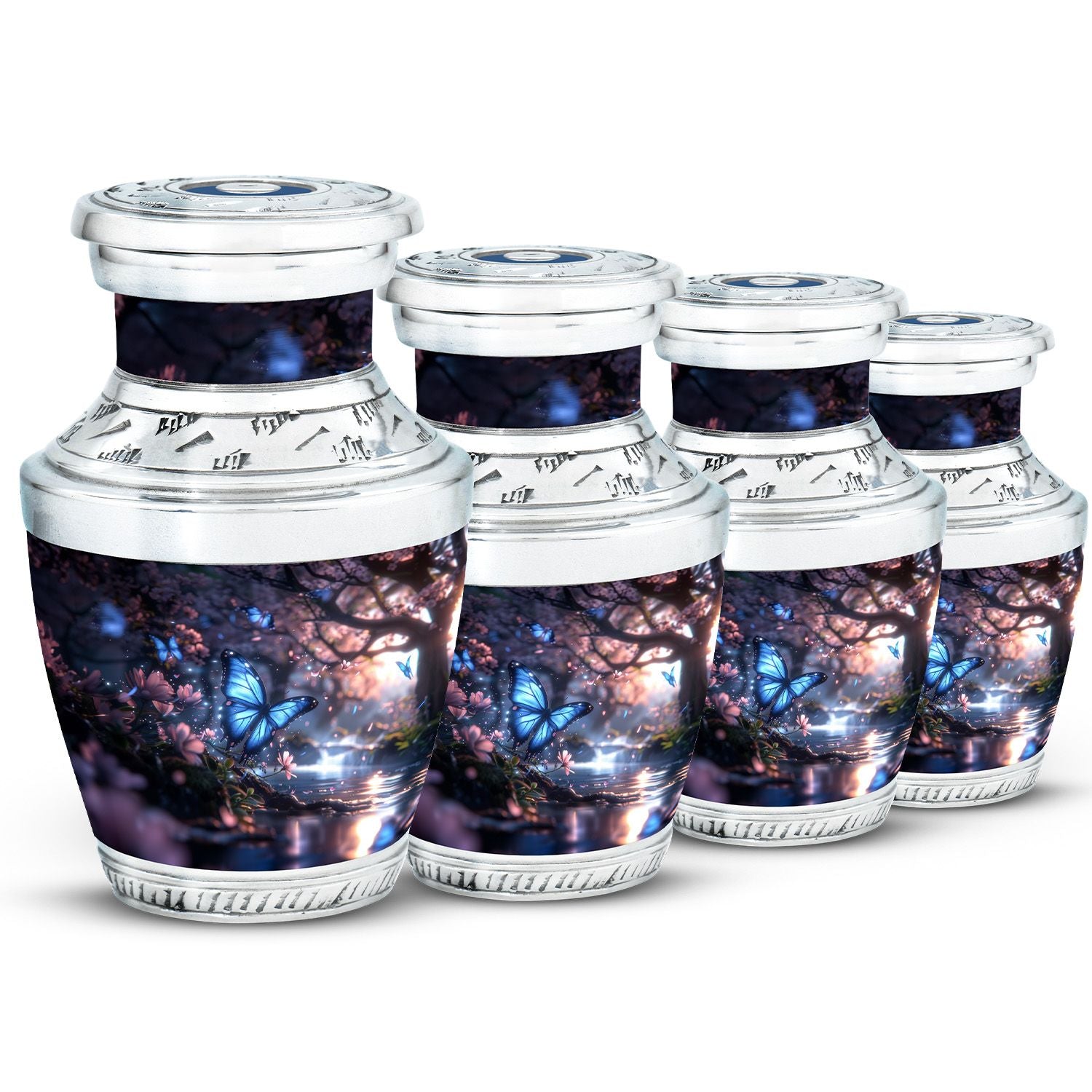 Butterfly Theme 3 Inch Keepsake Pack of 4