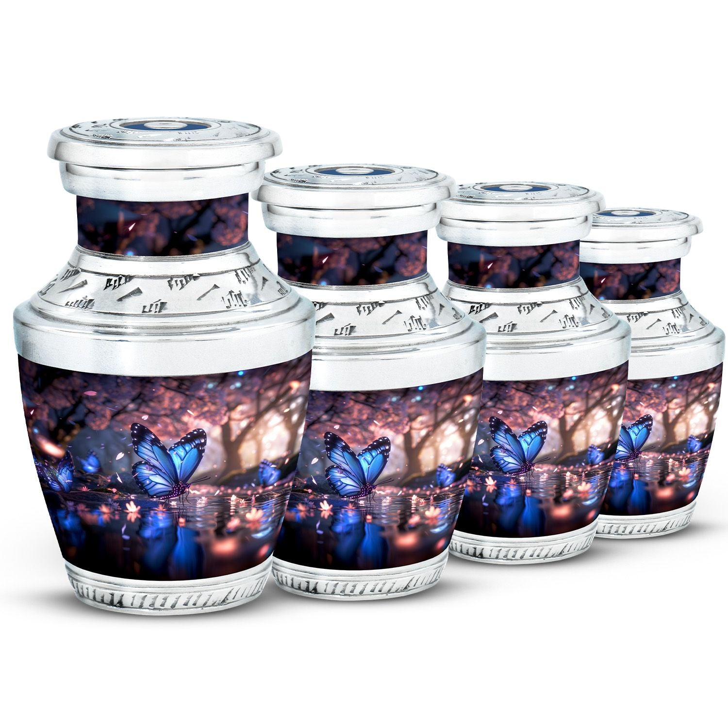 Butterfly Theme 3 Inch Keepsake Pack of 4