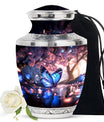 Butterfly Theme Large Urn 10 Inch