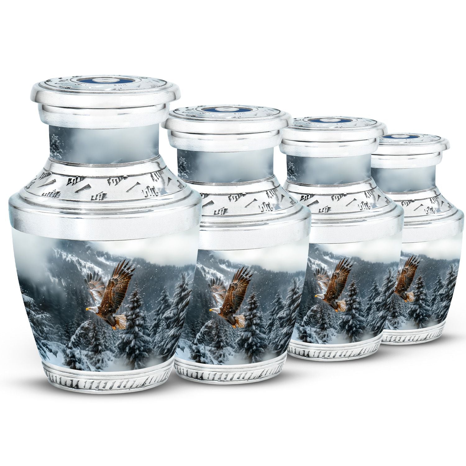 Eagle Theme 3 Inch Keepsake Pack of 4