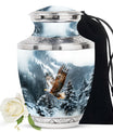 Eagle Theme Large Urn 10 Inch