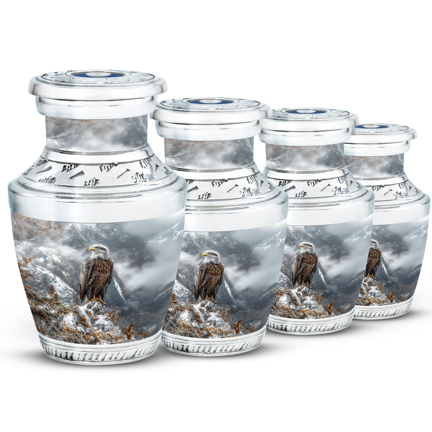 Eagle Theme 3 Inch Keepsake Pack of 4