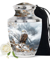 Eagle Theme Large Urn 10 Inch