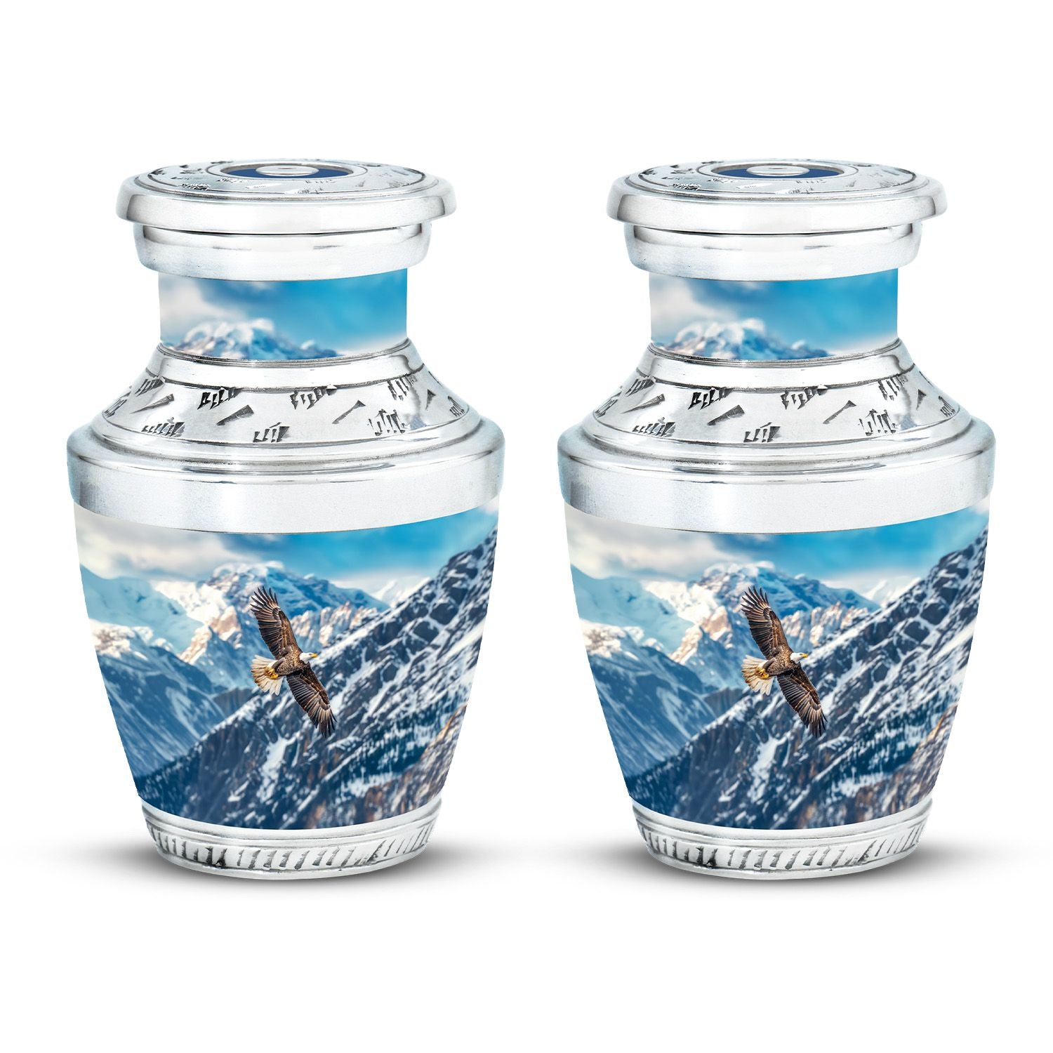 Eagle Theme 3 Inch Keepsake Pack of 2