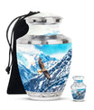 Eagle Theme Large Urn With 1 Keepsake Urn