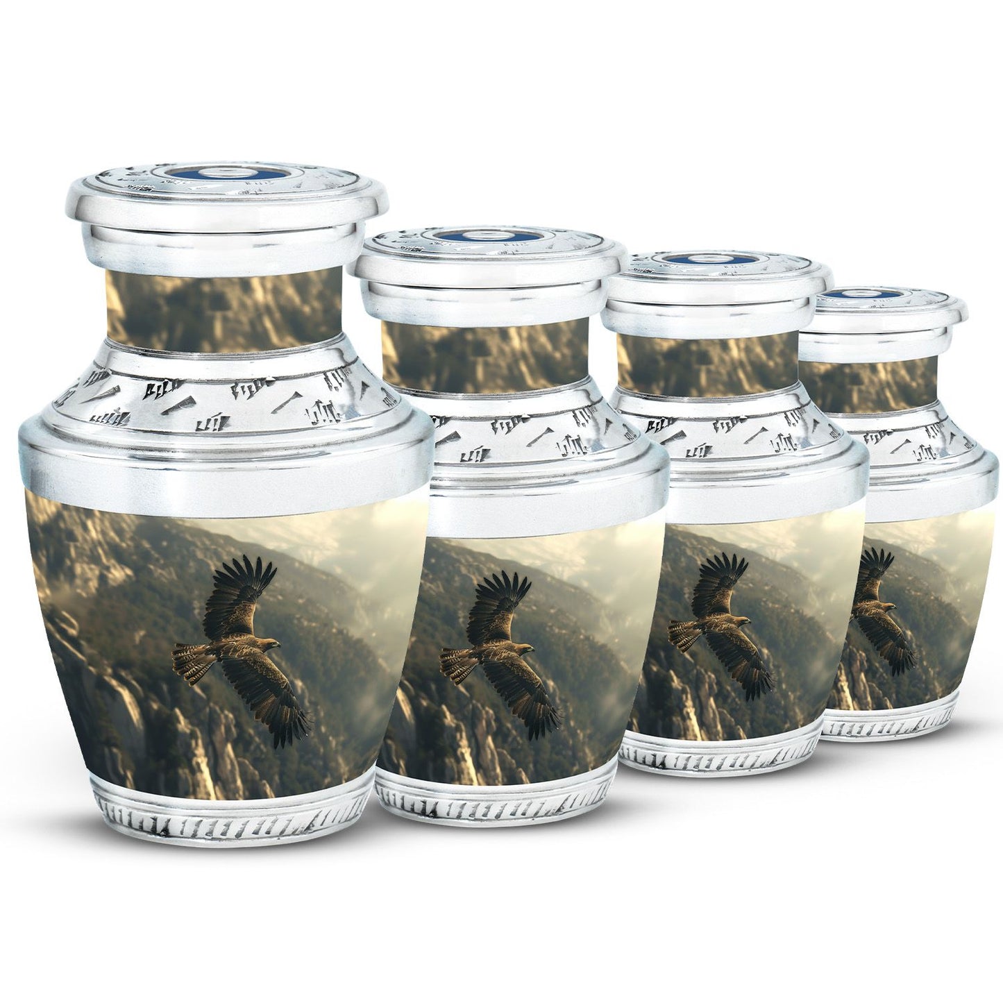 Eagle Theme 3 Inch Keepsake Pack of 4