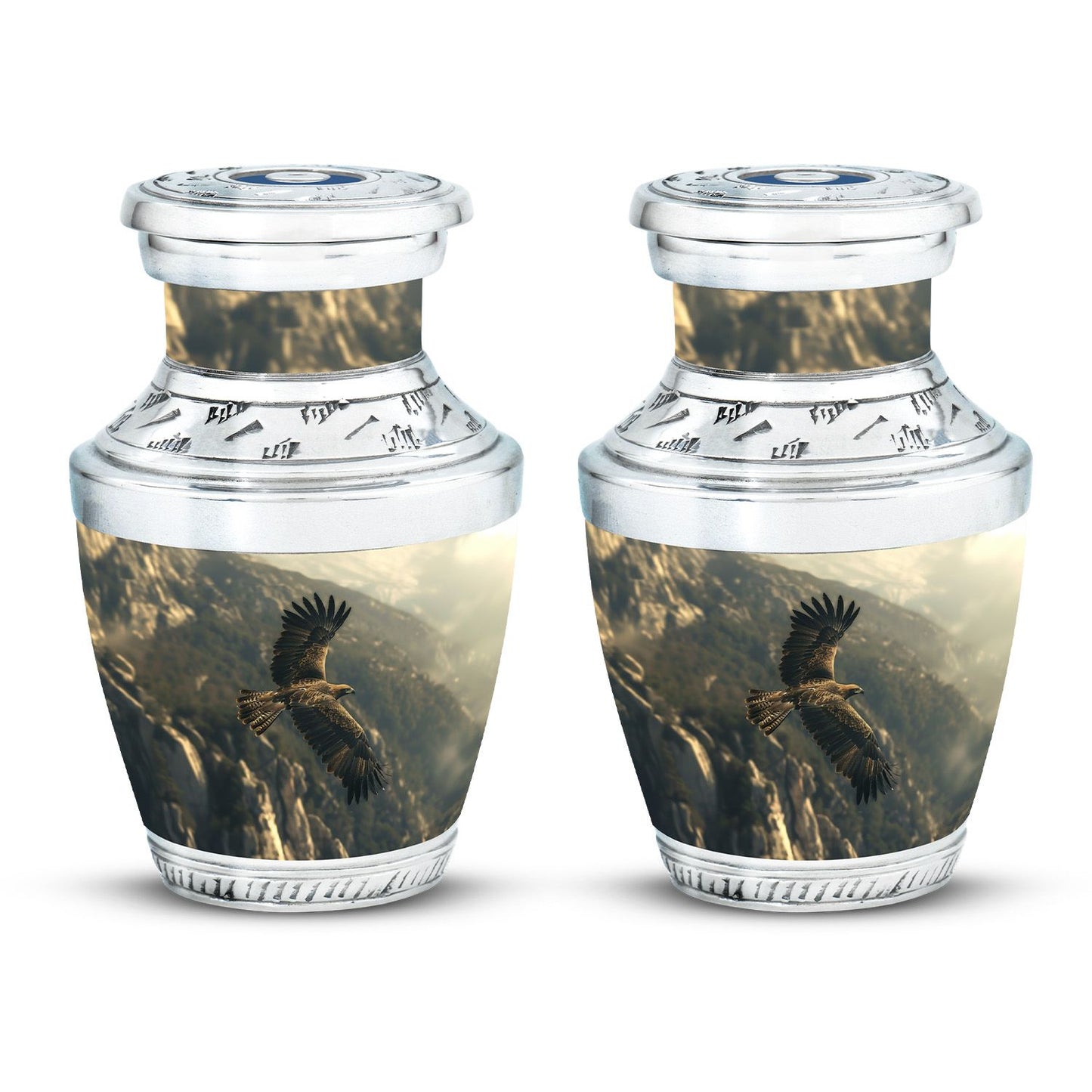 Eagle Theme 3 Inch Keepsake Pack of 2