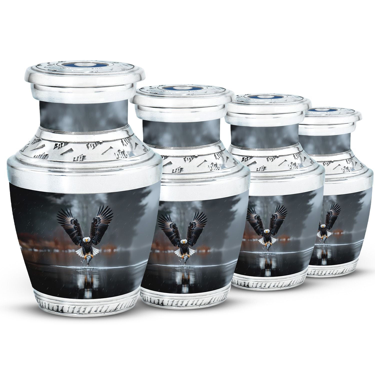 Eagle Theme 3 Inch Keepsake Pack of 4