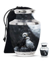 Eagle Theme Large Urn With 1 Keepsake Urn