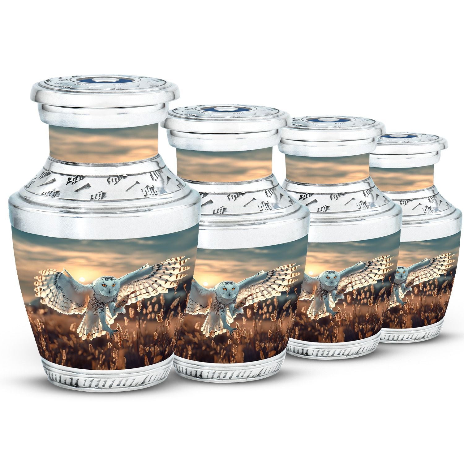 Owl Theme 3 Inch Keepsake Pack of 4