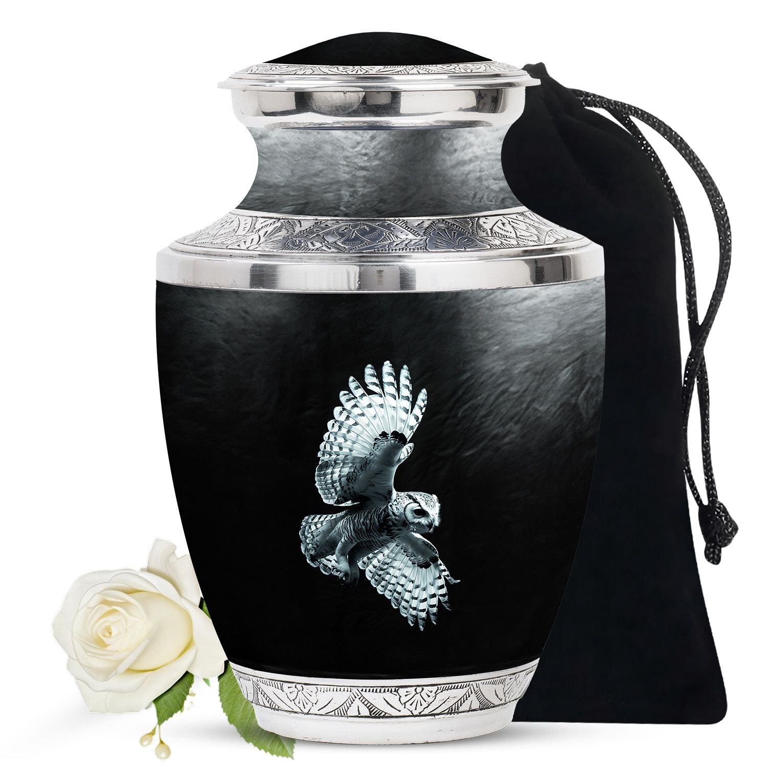 Owl Theme Large Urn 10 Inch