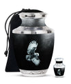 Owl Theme Large Urn With 1 Keepsake Urn