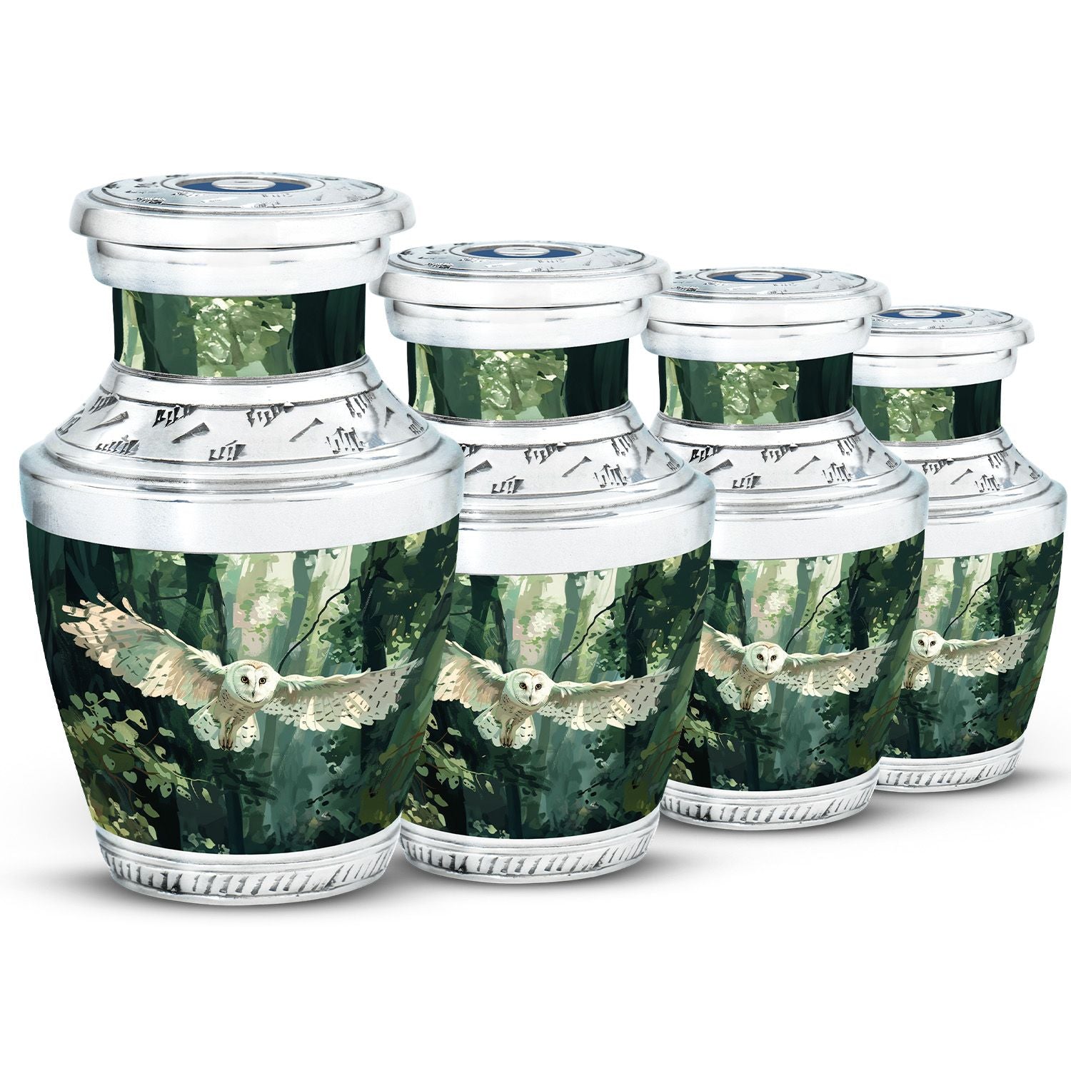 Owl Theme 3 Inch Keepsake Pack of 4