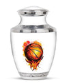 Basketball Theme Large Urn 10 Inch