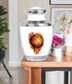 Basketball Theme Large Urn With 1 Keepsake Urn