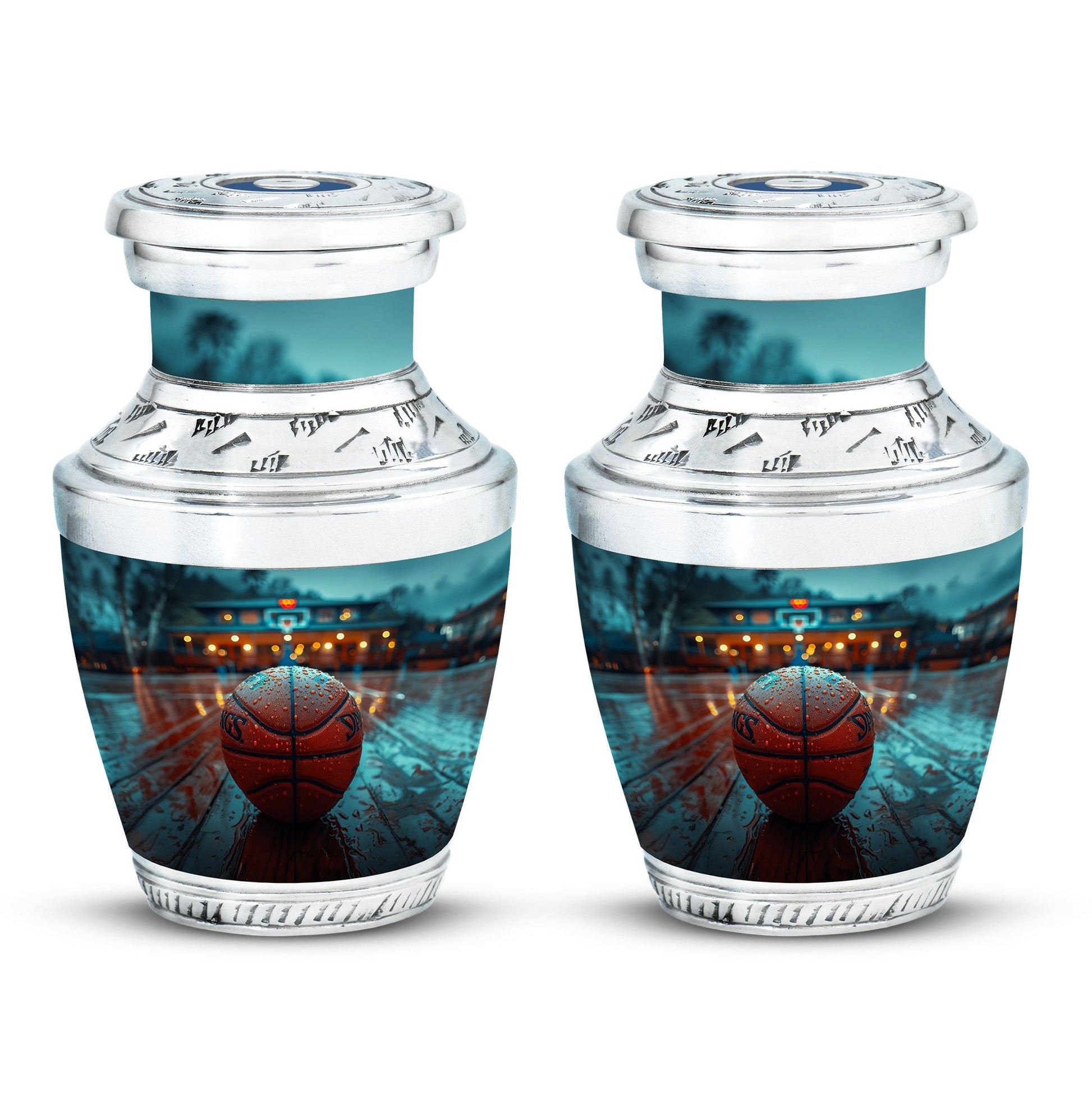 Basketball Theme 3 Inch Keepsake Pack of 2