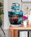 Basketball Theme Large Urn With 1 Keepsake Urn