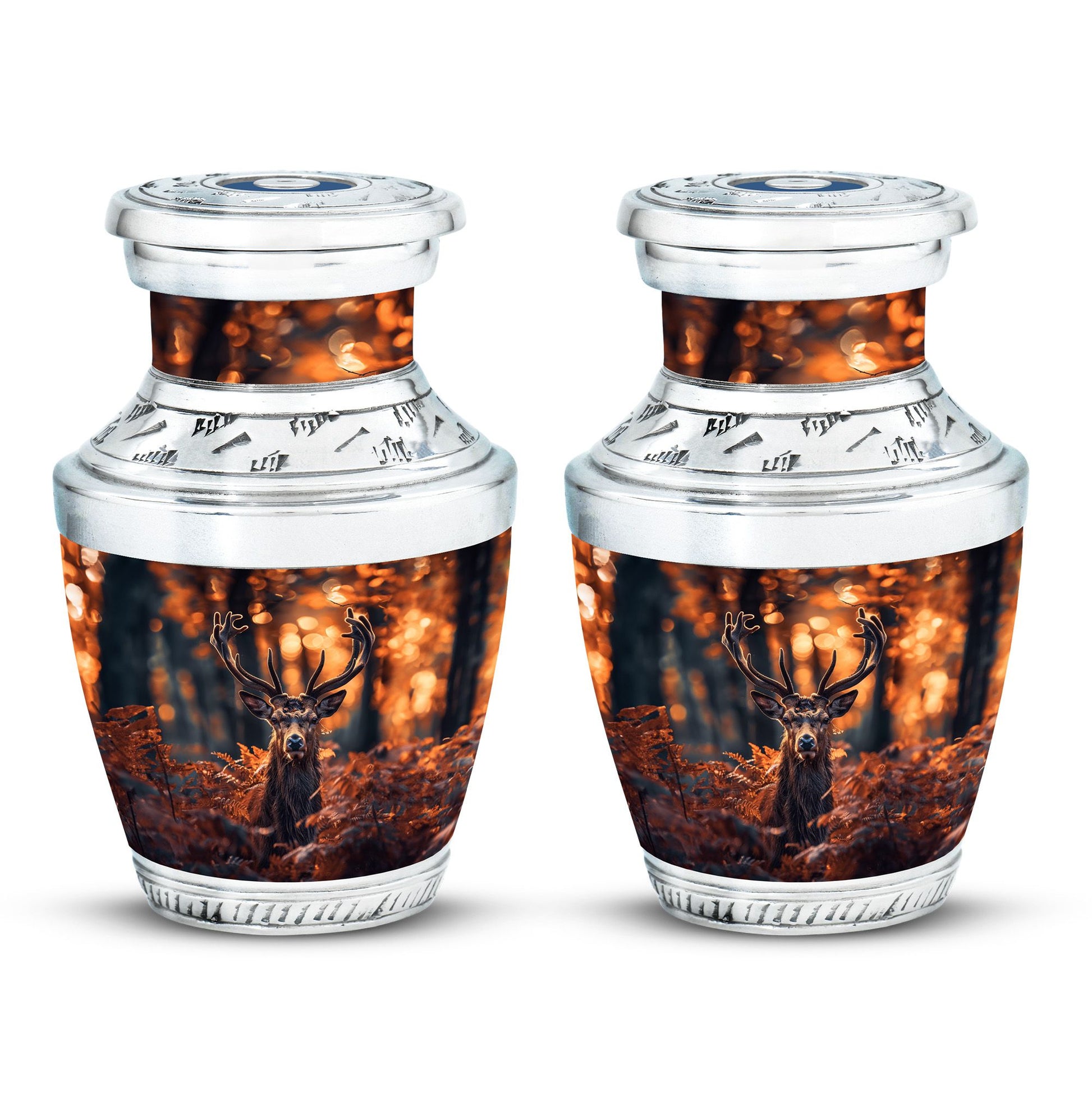 Deer Theme 3 Inch Keepsake Pack of 2