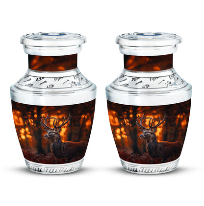 Deer Theme 3 Inch Keepsake Pack of 2
