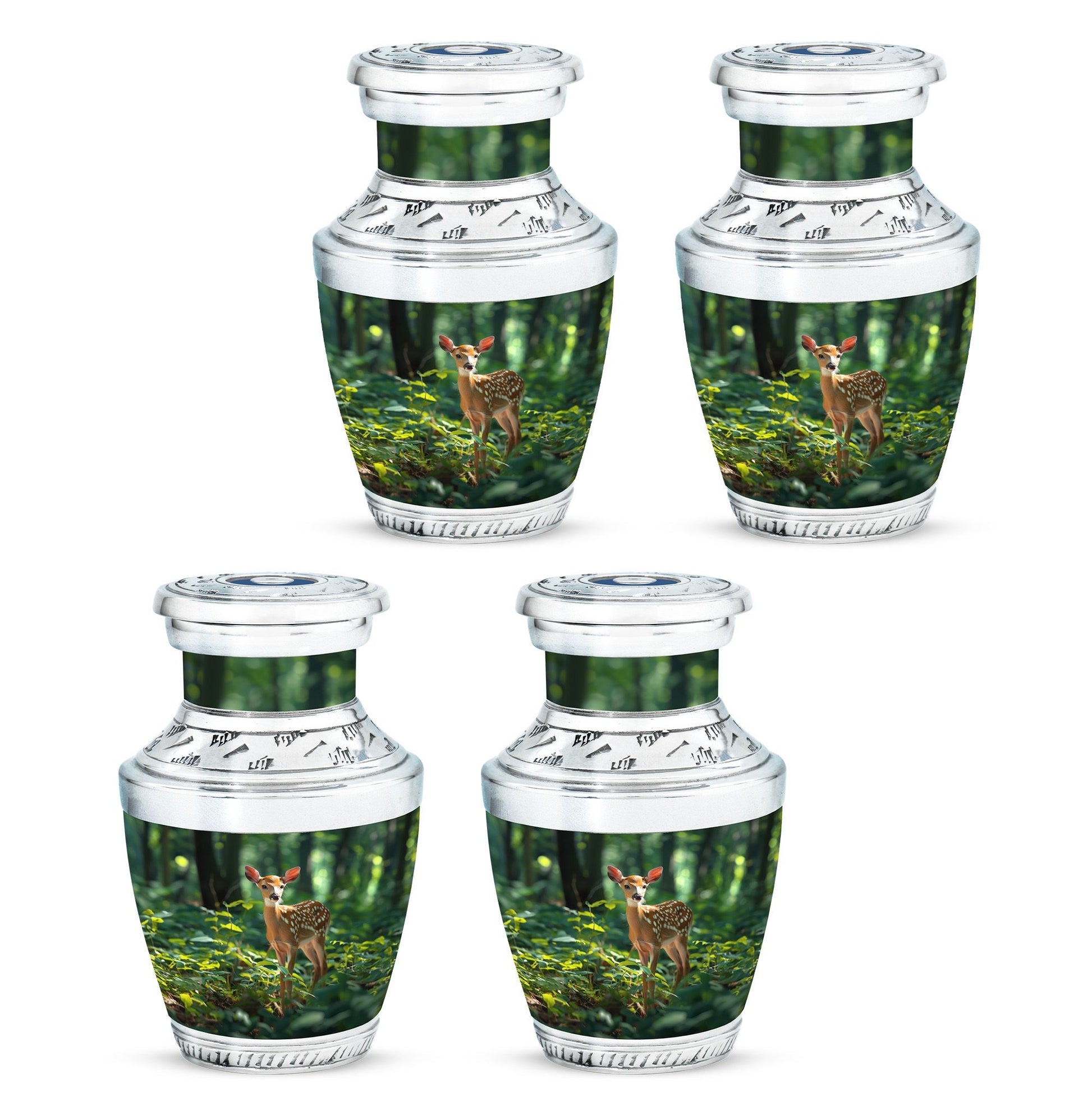 Deer Theme 3 Inch Keepsake Pack of 4