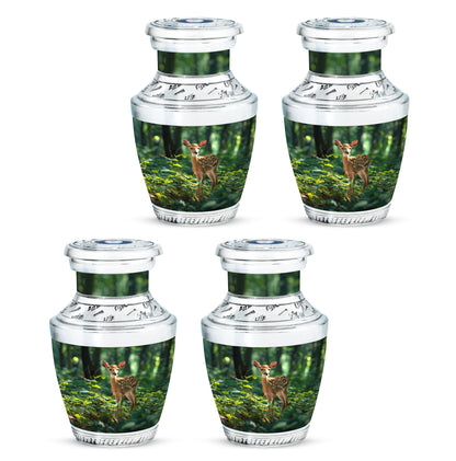 Deer Theme 3 Inch Keepsake Pack of 4