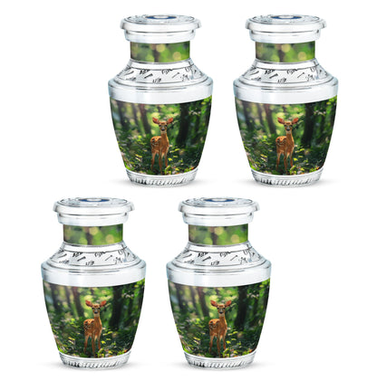 Deer Theme 3 Inch Keepsake Pack of 4