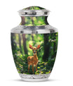 Deer Theme Large Urn 10 Inch