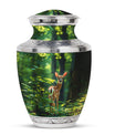 Deer Theme Large Urn 10 Inch