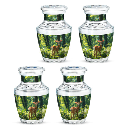 Deer Theme 3 Inch Keepsake Pack of 4