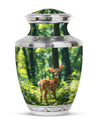 Deer Theme Large Urn 10 Inch