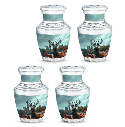 Deer Theme 3 Inch Keepsake Pack of 4